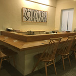 鮨 おくの - 店内カウンター