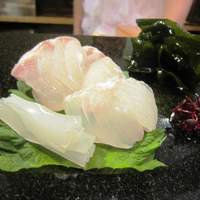 鮨 福萬 - 2010/11/26 お造り（クエ・平目・烏賊）