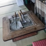 高森田楽保存会 - 店員さん用のスコップ置き場