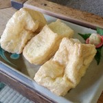 高森田楽保存会 - 「高森田楽コース (1890円)」の最初の「生揚げ」がジューシーで最強！