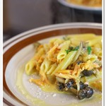 SOPRA - 料理写真:スモークサーモンとキノコのファラオ風ペンネ