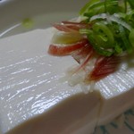 尚仁沢はーとらんど お食事処 - 料理写真:湯豆腐にしてみました。
薬味を載せて。