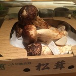 なにわ料理 有 - 信州産の松茸（2016，10）