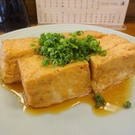 第二力酒蔵 - 豆腐煮(横から)