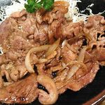 とんかつ　若葉 - 常連さんのしょうが焼き