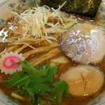 東池袋 大勝軒 いぶき - ねぎラーメン、味玉トッピング（2016年11月）