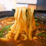 麺くい やまちゃん - かすカレーうどん（うどん）
