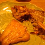 鮮 徳之介 - だいぶたべちゃいましたがノドグロ。このあぶらののり具合が最高ですね