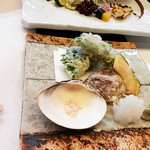 おおさか料理  浅井 - うにのしそ巻き揚げ♪