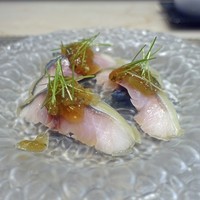 サカナザ - ランチ　ワサビジュレののった〆サバ♪