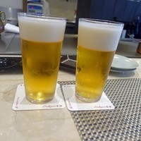 サカナザ - ビールで乾杯です(^^)