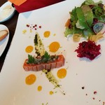 ビストロ ムッシュ - 2016/10再訪初ランチ
      サーモンマリネ