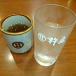 杵屋 - グラスと湯呑みは ロゴ入り♥
(o^ O^)シ彡☆