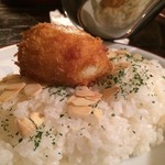 カレー屋アカマル - トッピングフライドエッグ