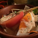 カレー屋アカマル - セットのサラダ