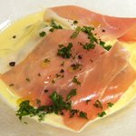 レ・スリジェ - (08/7ディナー)コーンクリームの冷製カッペリーニ