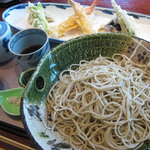 くろ麦 - せいろ天盛そば1,480円