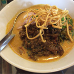 レッドカレーのポーク750円