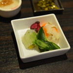 勝烈亭 - 漬物