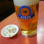 ラーメンの店　味平 - 生ビール（中）