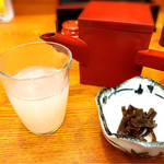 Teuchi Soba Wabasuke - 蕎麦焼酎は蕎麦湯で頂きます 