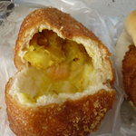 パンのオオムラ - カレーパン　130円　断面