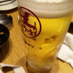 Nikuzushi - 生ビール・４９０円