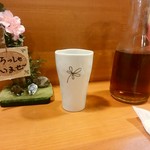 まちDeli かくれわ食堂 - 最初に冷たいお茶がいただけます。（ガラスピッチャー付）（h28.11.14）