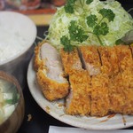 とんかつ宇田川 - ジャンボヒレカツ定食