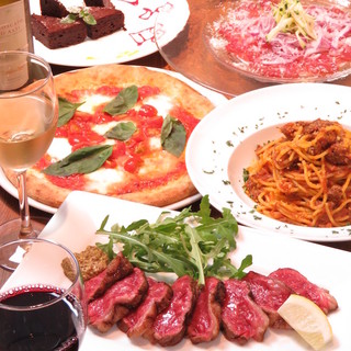 We offer an Italian Cuisine plan with all-you-can-drink for your banquet.