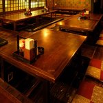 横浜すきずき - 掘りごたつ式の座敷です！靴を脱いでゆっくりできます。