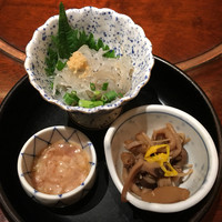 土佐料理 祢保希 丸の内店 - 前菜三種
