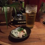 ぼちぼちいこか - 生ビール 500yen('15.06)