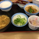 松屋 - 定番の朝定食プラス納豆