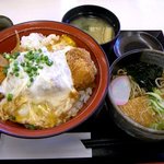 かつてん - かつてん 「かつ丼とそばのセット」