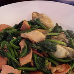 キッチン ニューほしの - ほうれん草カキバターソテー１３００円