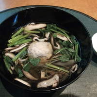 日本料理 おりじん - 吸い物／鶏つくねの沢煮椀