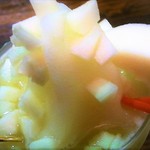 Bar Agit - 角切り林檎がいっぱい　シャリシャリです♪