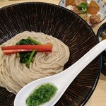 饗 くろ喜 - なめこ塩つけそば+大根あさり飯 1500円