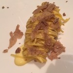 Astrance - 生クリームソースあえのパスタ　白トリュフのせ