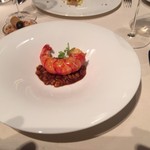 Astrance - エビのソテー