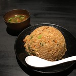 らーめん細川 本店 - 大盛り炒飯withスープ