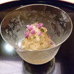 味 ふくしま - 毛蟹と湯葉の和え物。