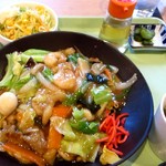 だんらん食堂 - あんかけ焼きそば540円