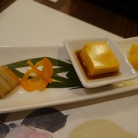 入谷鬼子母神門前のだや - きょうすい鰻の一夜干し・あん肝豆腐・丸中レモン煮