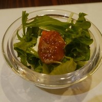 入谷鬼子母神門前のだや - きょうすい鰻クリームチーズの酒盗和え