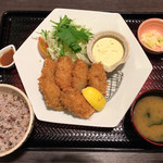 大戸屋 - 広島県産かきフライ定食（6個）（税込1,198円）