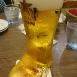 Ginza Raion - ブーツジョッキ。
                        反対から飲んでみてください！