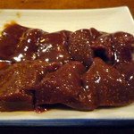 カッパ - 以前のレバ刺し（今は完全に焼いたレバのみ）