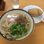 東筑軒 - かしわうどん＋いなり